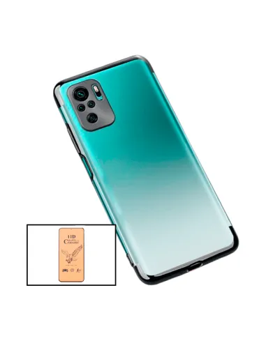 Kit Película CeramicGlass + Capa SlimArmor para Xiaomi Redmi Note 10s - Preto