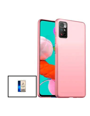 Kit Película CeramicGlass + Capa SlimShield para Xiaomi Redmi Note 11S 5G - Rosa