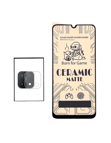 Kit Película CeramicGlass + Película de Camara para Oppo A15