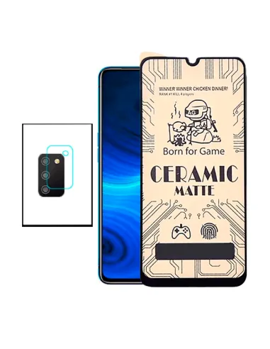 Kit Película CeramicGlass + Película de Camara para Samsung Galaxy F02s