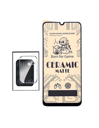 Kit Película CeramicGlass + Película de Camara para Samsung Galaxy A31