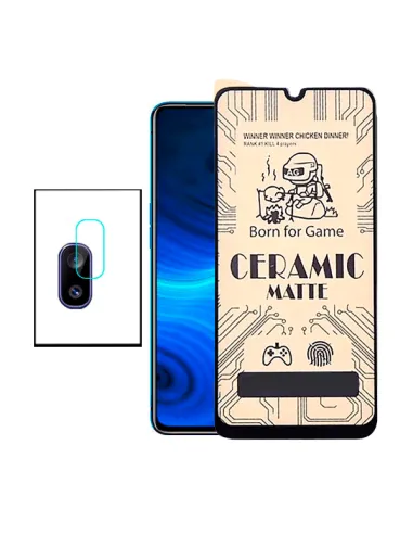 Kit Película CeramicGlass + Película de Camara para Samsung Galaxy M02