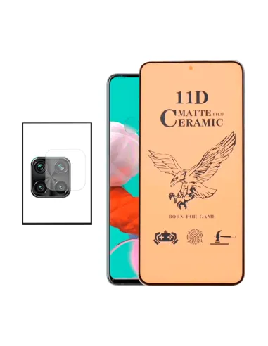 Kit Película CeramicGlass + Película de Camara para Xiaomi Poco M2 Pro