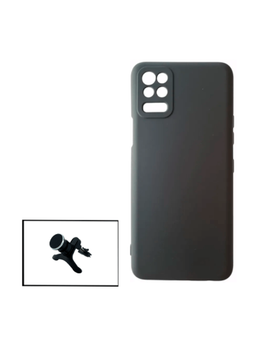 Kit Suporte Magnético Reforçado de Carro + Capa Silicone Líquido para LG K62