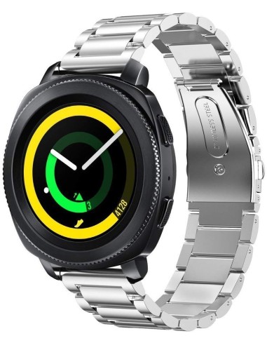 Bracelete Aço Stainless Lux + Ferramenta para Huawei Watch 4 - Cinza