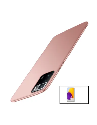 Kit Vidro Temperado Curved + Capa SlimShield para Xiaomi Poco X3 GT Rosa