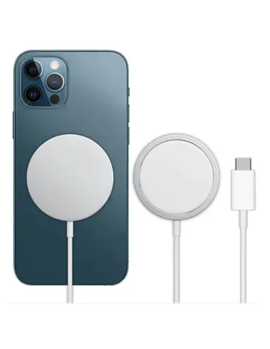 Magnetic Wireless Fast Charger para Apple iPhone 15 Pro Branco