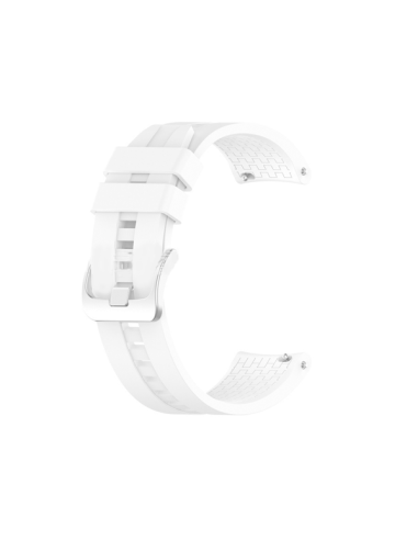 Bracelete SmoothSilicone Com Fivela para AmazFit Bip 3 Pro - Branco