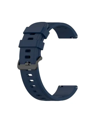 Bracelete SmoothSilicone Com Fivela para AmazFit GTR 4 - Azul Escuro