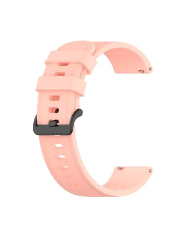 Bracelete SmoothSilicone Com Fivela para AmazFit GTR 47mm - Rosa