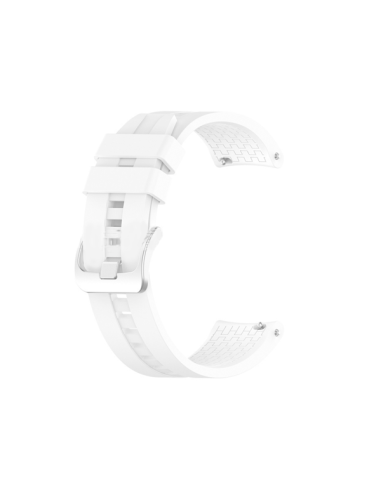 Bracelete SmoothSilicone Com Fivela para Apple Watch SE (2022) 44mm - Branco