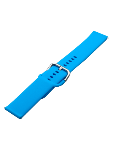 Bracelete SmoothSilicone Com Fivela para Apple Watch Series 8 Aluminum - 45mm - Azul Céu
