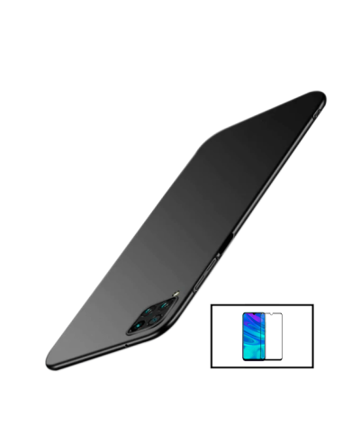 Kit Película de Vidro Temperado Curved + Capa SlimShield para Samsung Galaxy M22 Preto