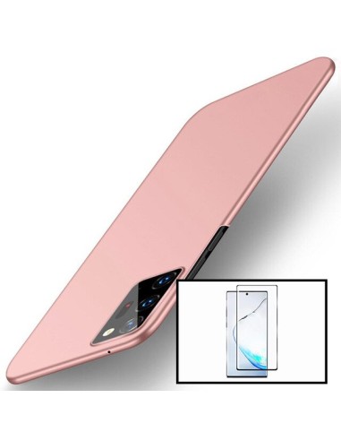 Kit Película de Vidro Temperado Curved + Capa SlimShield para Samsung Galaxy Note 20 Ultra - Rosa