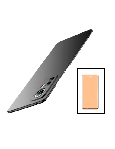 Kit Película de Vidro Temperado Curved + Capa SlimShield para Xiaomi 12X - Preto