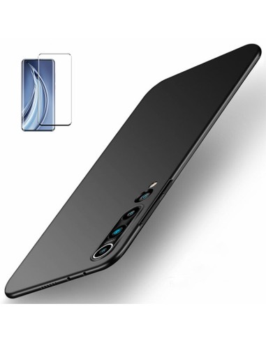 Kit Película de Vidro Temperado Curved + Capa SlimShield para Xiaomi Mi 10 5G - Preto