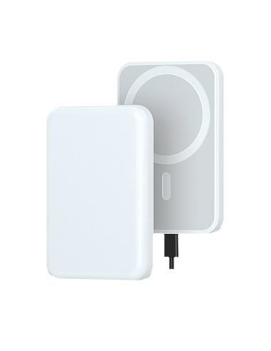 Magnetic PowerBank 5000mAH para Apple Iphone 12 Mini Cinza