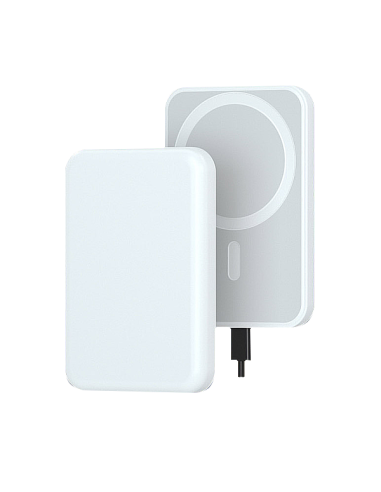 Magnetic PowerBank 5000mAH para Apple Iphone 13 Mini Cinza