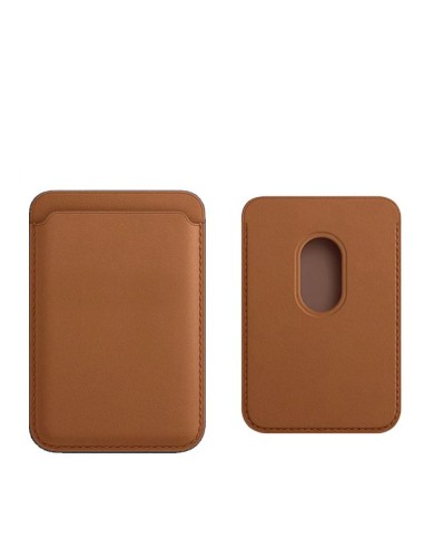 Magnetic Wallet para iPhone 12 - Castanho