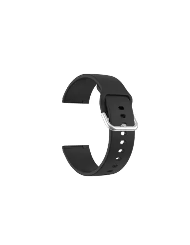 Bracelete SmoothSilicone Com Fivela para Fitbit Sense 2 - Preto