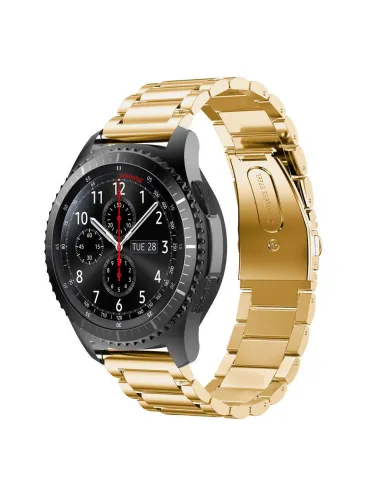 Bracelete Aço Stainless Lux para Huawei Watch GT 3 46mm - Ouro