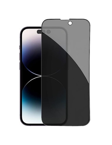 Película de Vidro Anti-Spy para Apple iPhone 15 Plus - Transperente/Preto