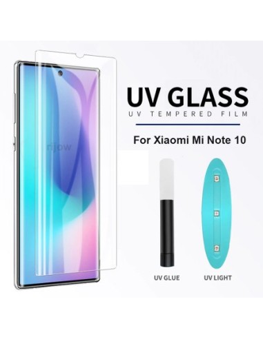 Película de Vidro Nano Curved UV para Xiaomi Mi Note 10