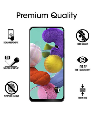 Película de Vidro Temperado 5D Full Cover para Samsung Galaxy A51