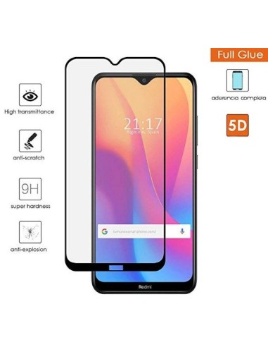 Película de Vidro Temperado 5D Full Cover para Xiaomi Redmi 8