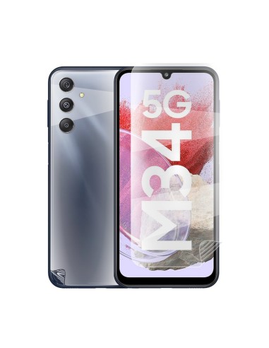 Película Hydrogel Full Cover Frente e Verso para Samsung Galaxy M34 5G - Transparente