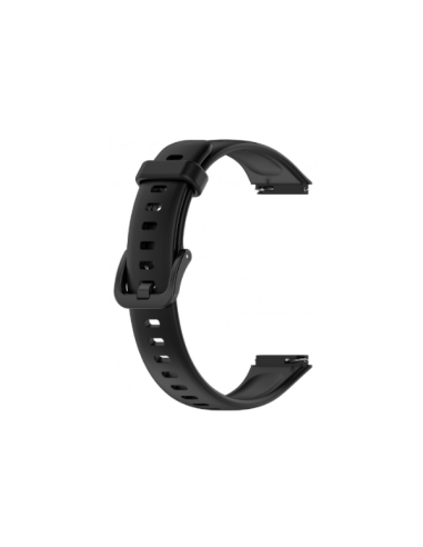 Bracelete SmoothSilicone Com Fivela para Huawei Band 7 - Preto