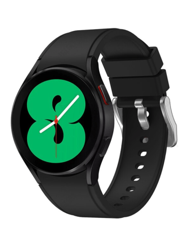 Bracelete SmoothSilicone Com Fivela para Samsung Galaxy Watch4 46mm - Preto