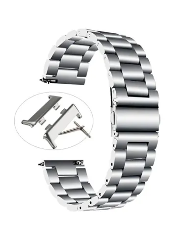 Bracelete Aço Stainless Lux para Oppo Watch 41mm - Cinza