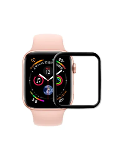 Película Protectora de Ecrã Gel Full Cover Com Bordas Pretas para Apple Watch Series 7 - 41mm