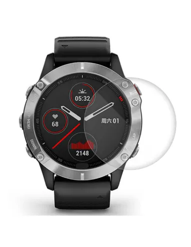 Película Protectora de Ecrã Vidro Temperado SmartWatch para Garmin Fenix 7 - Solar Edition 47mm - Transparente