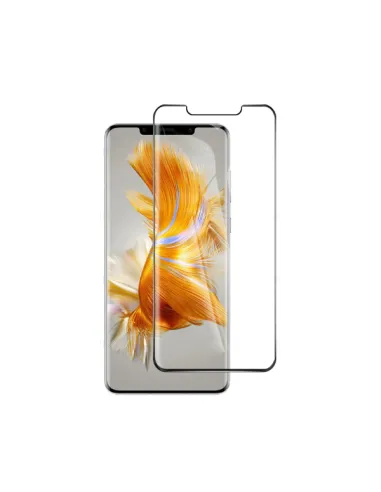 Vidro Temperado Vidro Full Cover para Huawei Mate 50 Pro - Transparente/Preto