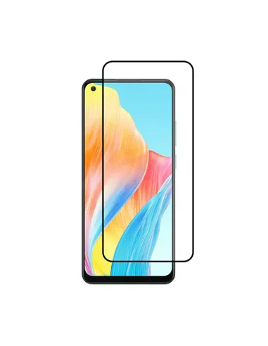 Vidro Temperado Vidro Full Cover para Oppo Reno8 T - Transparente/Preto