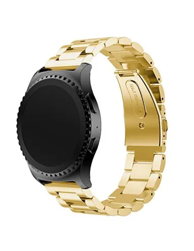 Bracelete Aço Stainless Lux para Realme Watch 2 - Ouro