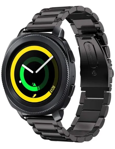 Bracelete Aço Stainless Lux para Realme Watch 2 - Preto