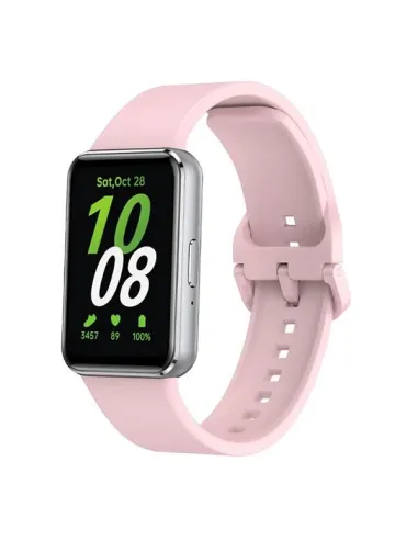 Bracelete SmoothSilicone Com Fivela  para Samsung Galaxy Fit3 - Rosa