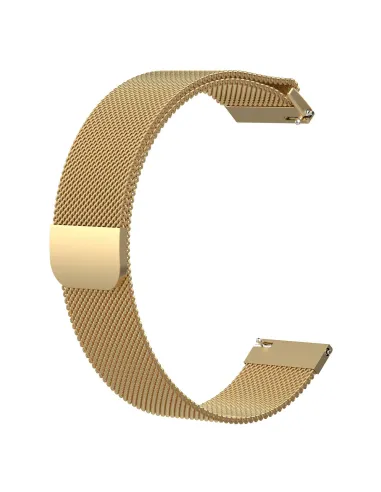 Bracelete Milanese Loop Fecho Magnético  para Honor Watch GS 4 - Ouro