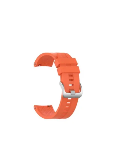 Bracelete SmoothSilicone Com Fivela  para Honor Watch GS 4 - Laranja