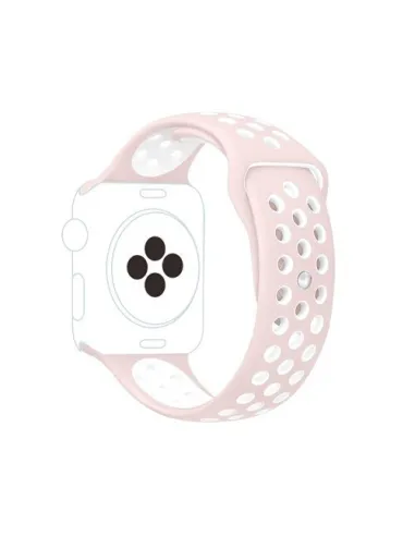 Bracelete SpOrtyStyle  para Honor Watch GS 4 - Rosa / Branco