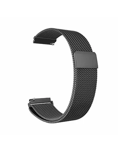 Bracelete Milanese Loop Fecho Magnético  para OnePlus Watch 2 - Preto