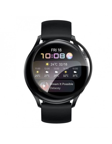 Película Protectora de Ecrã Gel Full Cover Com bordas para Huawei Watch 3 Active