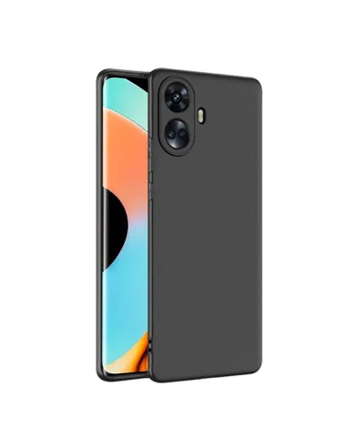 Capa Silicone Líquido  para Realme 10 Pro + Plus - Preto