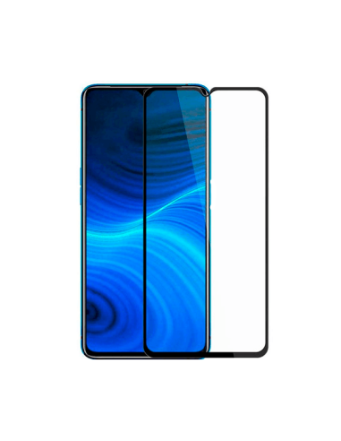 Vidro Temperado 5D Full Cover para Oppo A77 - Transparente/Preto