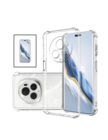 Kit Capa SuperProtect + Pelicula Hydrogel Frente  para Honor Magic6 Pro - Transparente