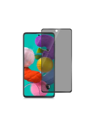 Película de Vidro Anti-Spy  Para Xiaomi Poco M6 4G - Transparente/Preto