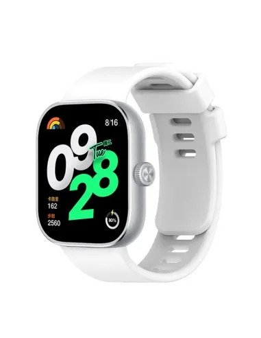 Bracelete Smoothsilicone  Para Xiaomi Redmi Watch 4 - Branco